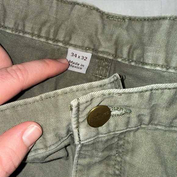 Carhartt Men's 34x32 Green B11 Baggy Dungaree Workwear Pants Carpenter Utility - Picture 4 of 7